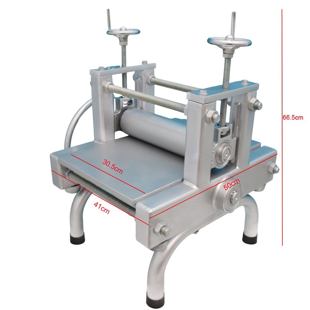 Upgrade Portable Press Printmaking Machine 12*19.6in Adjust Tabletop Slab Roller