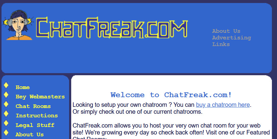 Domain Name : ChatFreak.com -  same owner 26 years w/ website