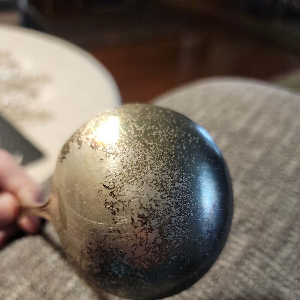 Vintage Bouquet Silverplate Flatware Ladle Tarnished