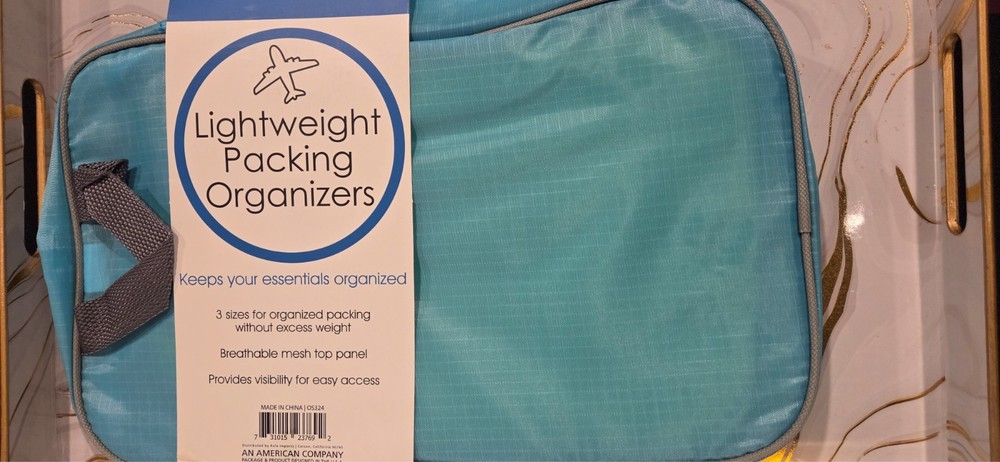 Light-weight packing organizers bag
