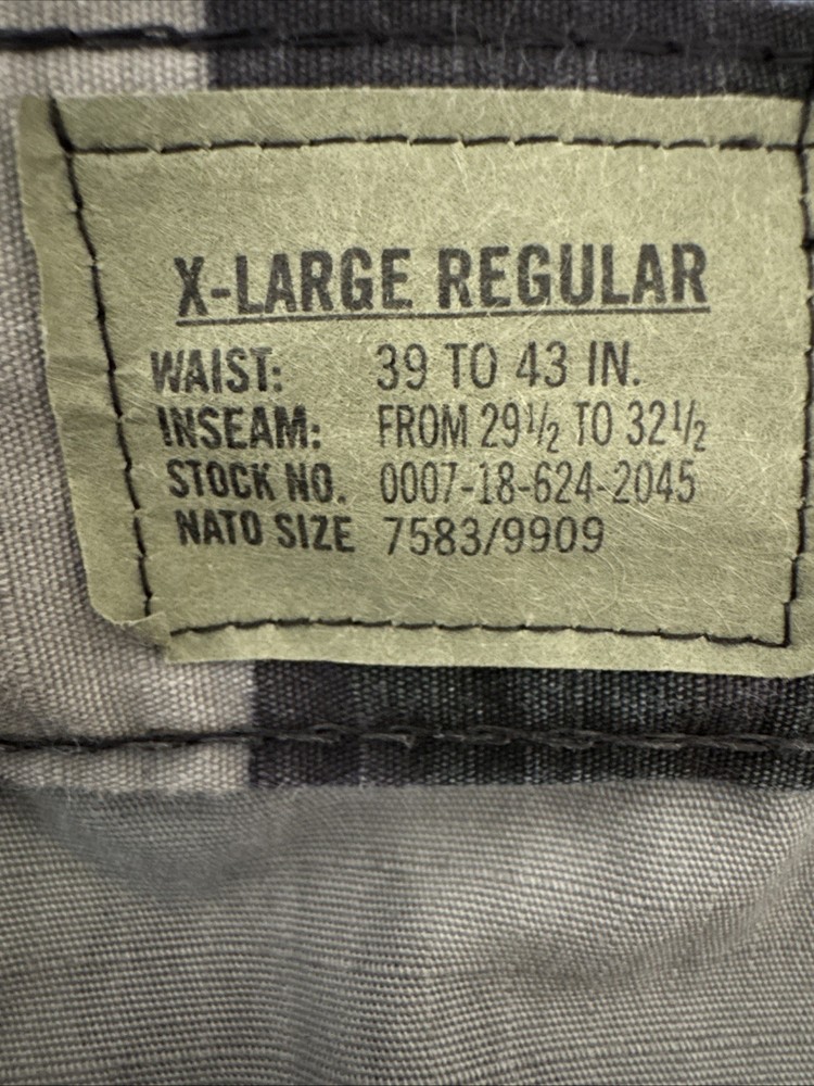 Midnight Urban Camo BDU Pants xL