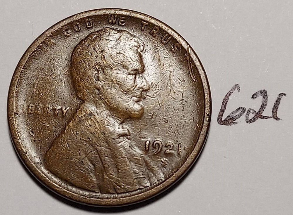 1921-S Lincoln Wheat Cent #621