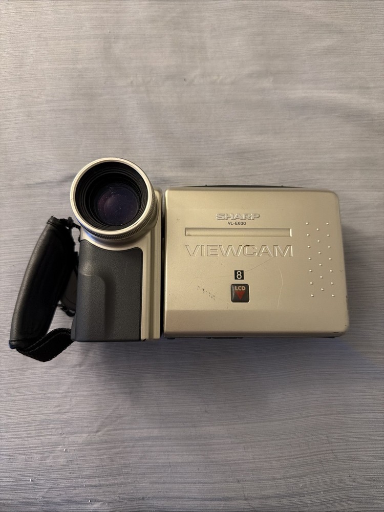 Sharp VL-E630 8mm Video8 Camcorder VCR Player Camera *No Battery *Untested AS-IS