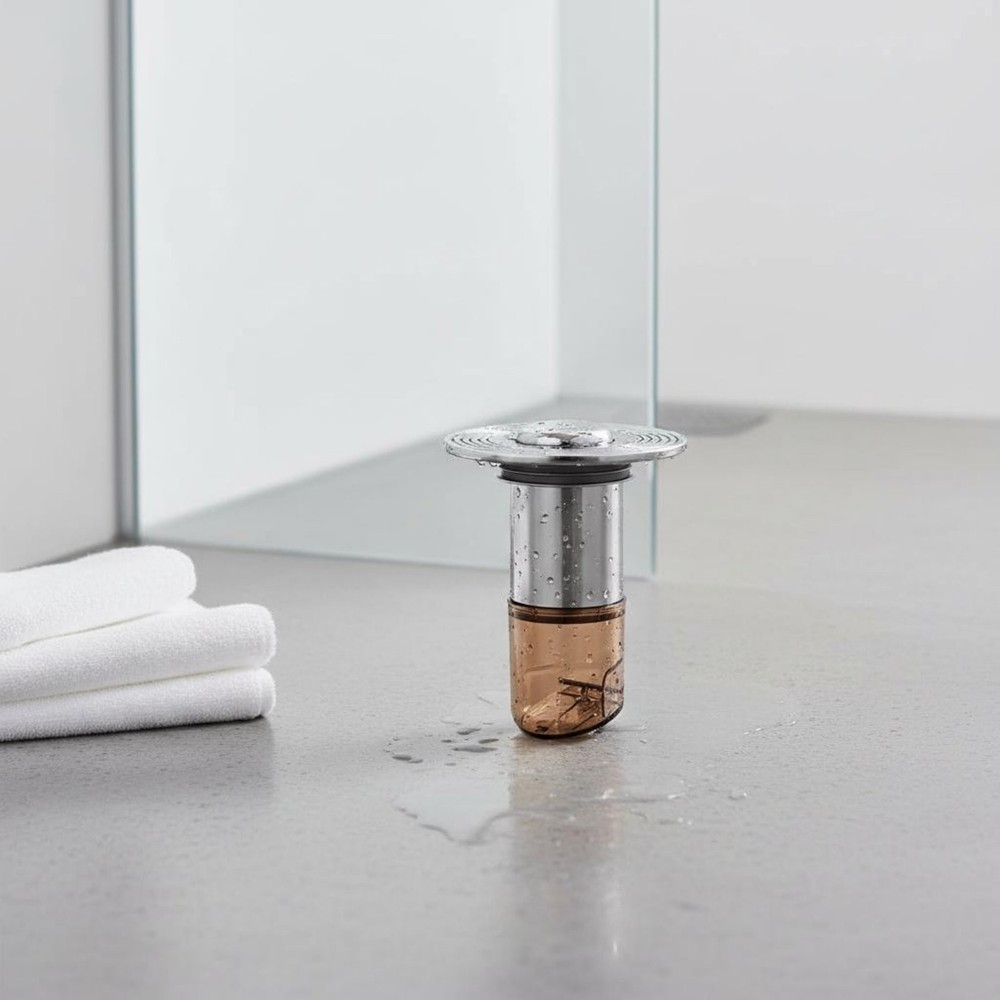 Automatic Levitating Floor Drain Resistant Bathroom Fixture Easy Installation