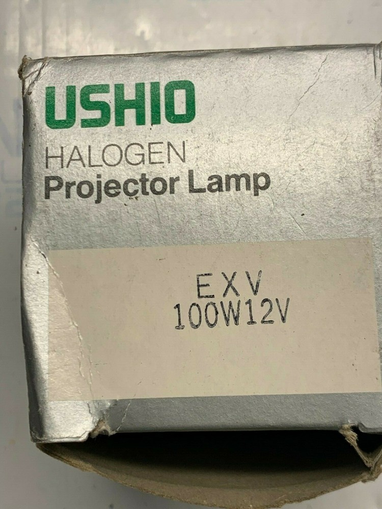 USHIO EXV HALOGEN PROJECTOR LAMP 100W 12V