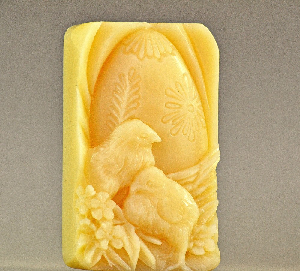 CHICKEN SILICONE MOLD for soap making and other crafts EGG EASTER