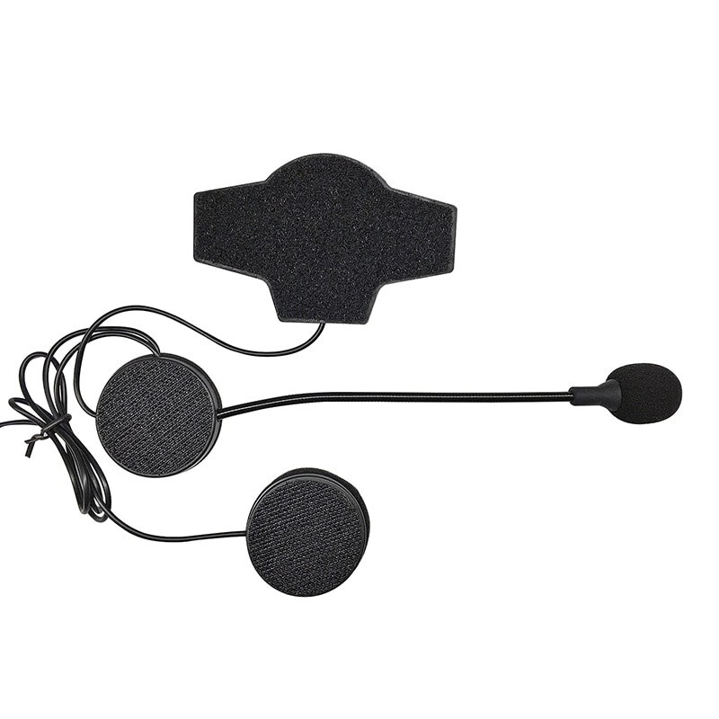 Bluetooth Motorcycle Helmet Interphone Intercom Headset Wireless with Microphone