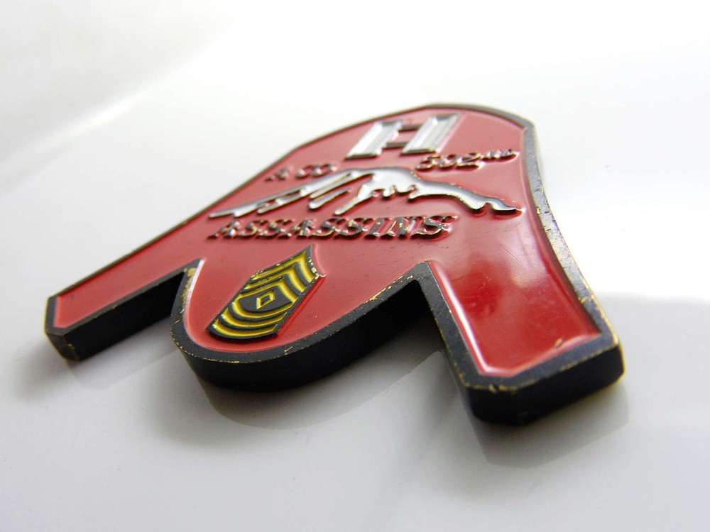 A CO 502ND ASSASSINS CHALLENGE COIN