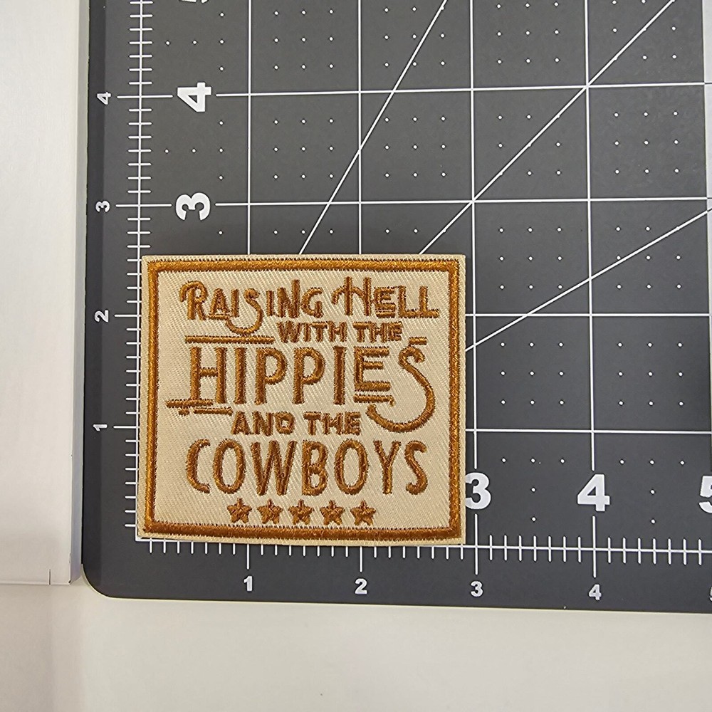 Raising Hell With Hippies - Embroidered Patch