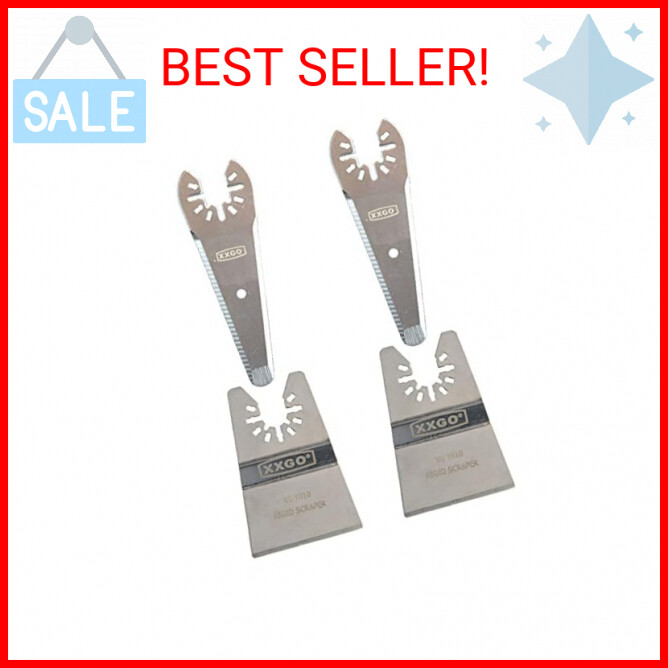 4 Pcs Oscillating Multi Tool Scraper Blades for Scraping Cutting Removing Paint