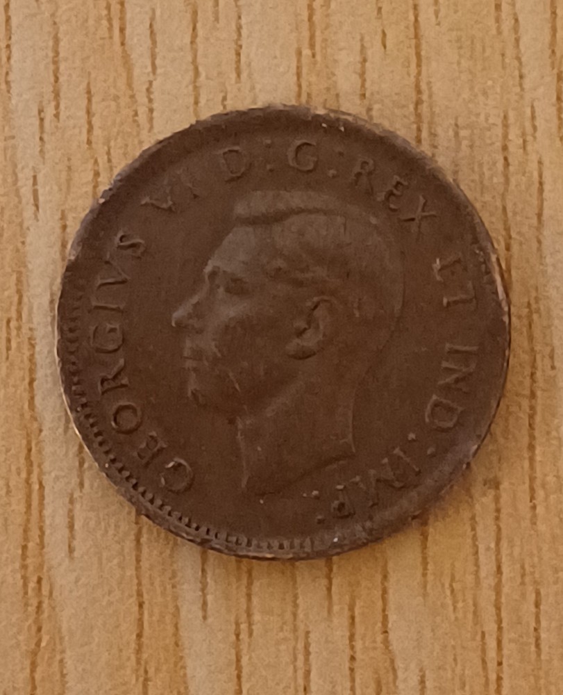 Canada 1 Cent Coin 1945