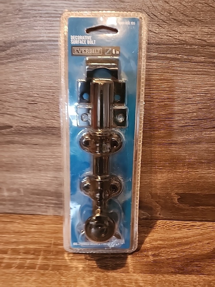 Everbilt Decorative Surface Bolt Kit Oil-Rubbed Bronze 6" 1000000155