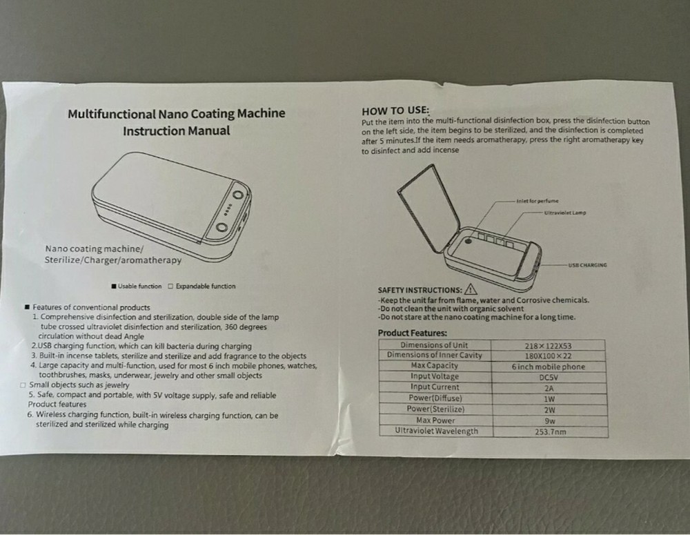 Multifunction Portable Sterilizer