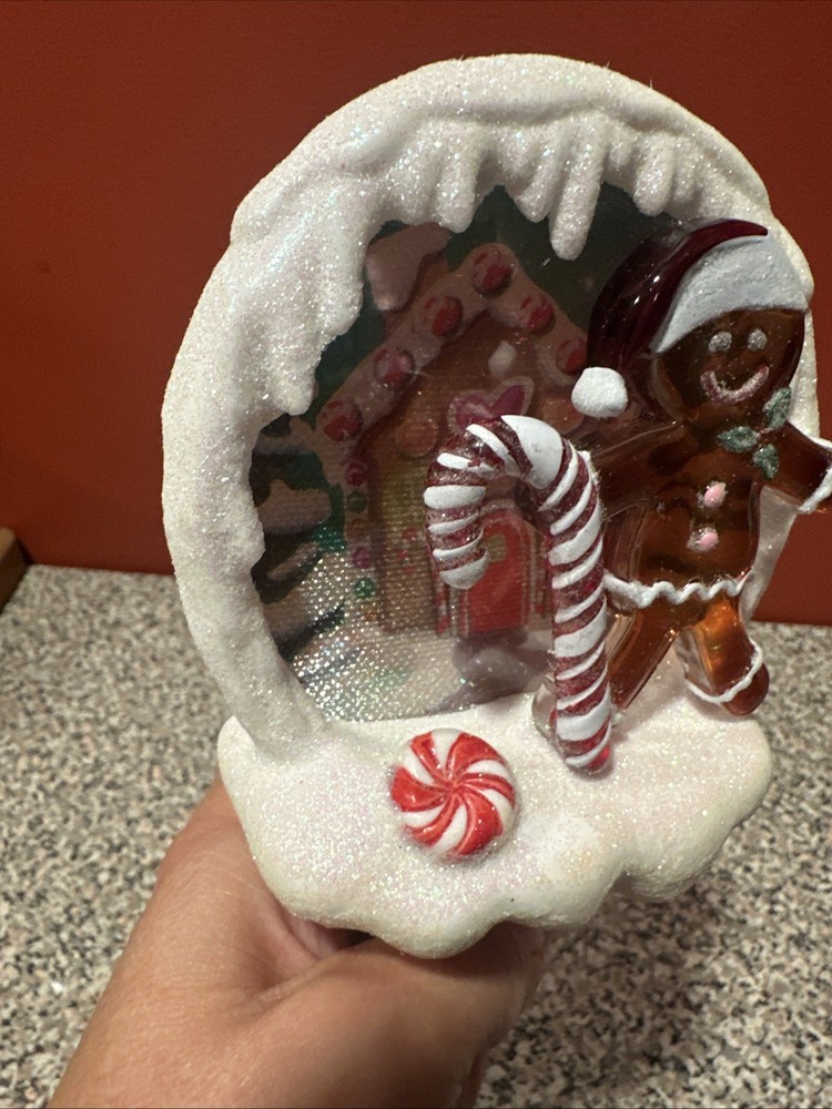 Christmas Night Light Gingerbread Man & Candy Cane SH2