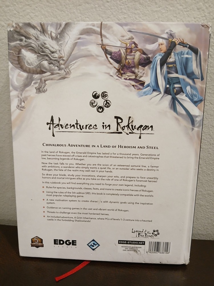 Adventures in Rokugan Roleplaying Game Core Book, 5th Edition SRD Ruleset