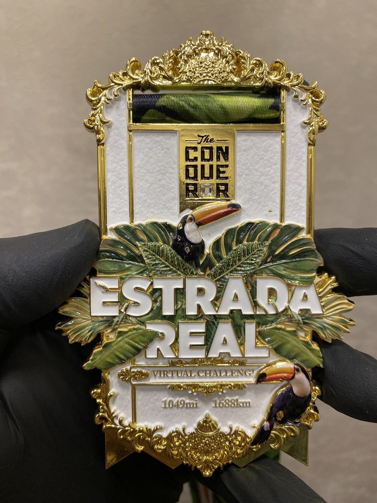 Medal - The Conqueror ESTRADA REAL Virtual Challenge 1049 mi/ 1688km