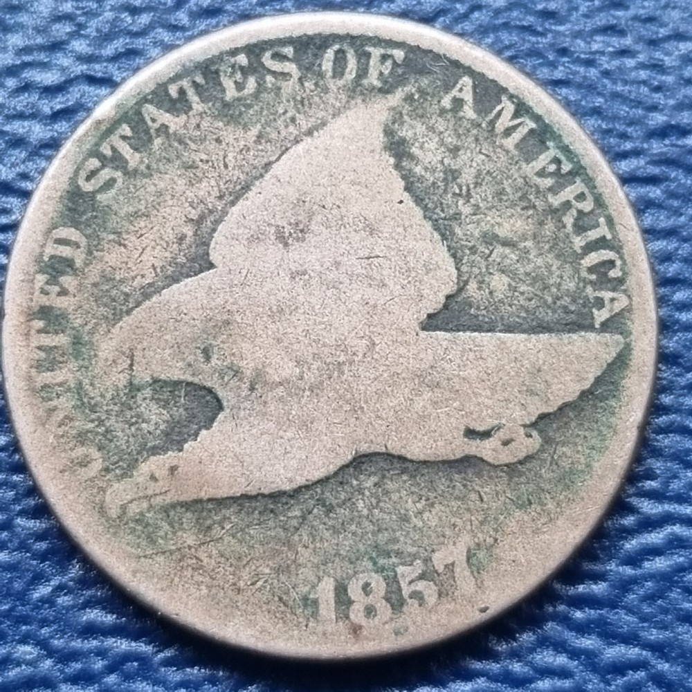 1857 Flying Eagle Cent 1c Circulated #72917