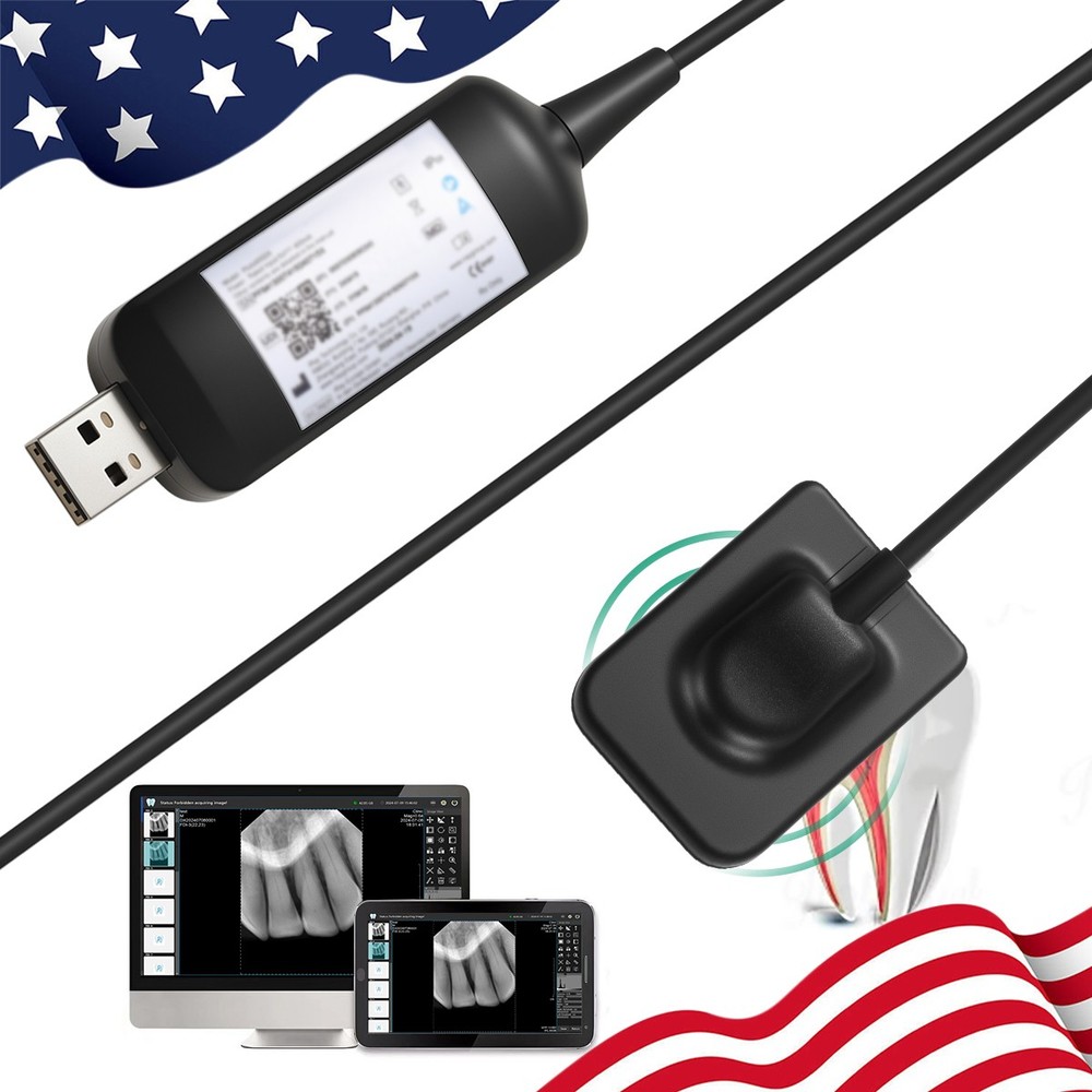 Dental X ray Sensor Digital Sensor Rayos Digital Imaging System Sensor w/ Holder