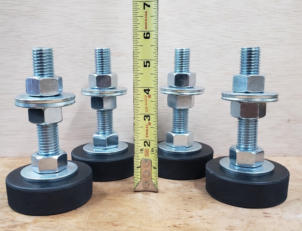 Leveling Anti Vibration Feet Foot 3" Pad