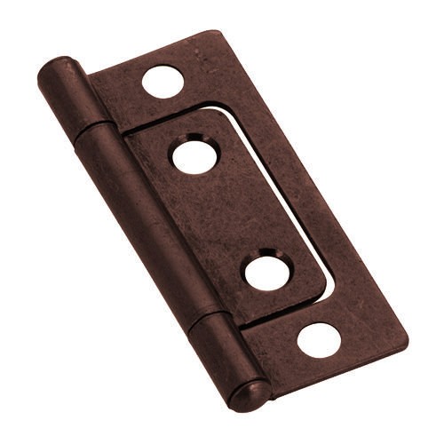 (12 Pack) Non-Mortise Hinge - Antique Copper - 2"