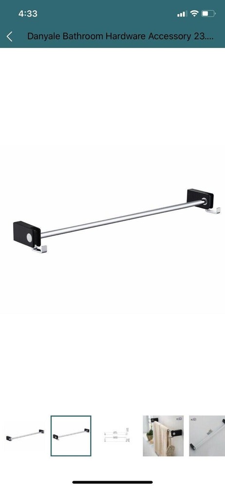 modern towel bar