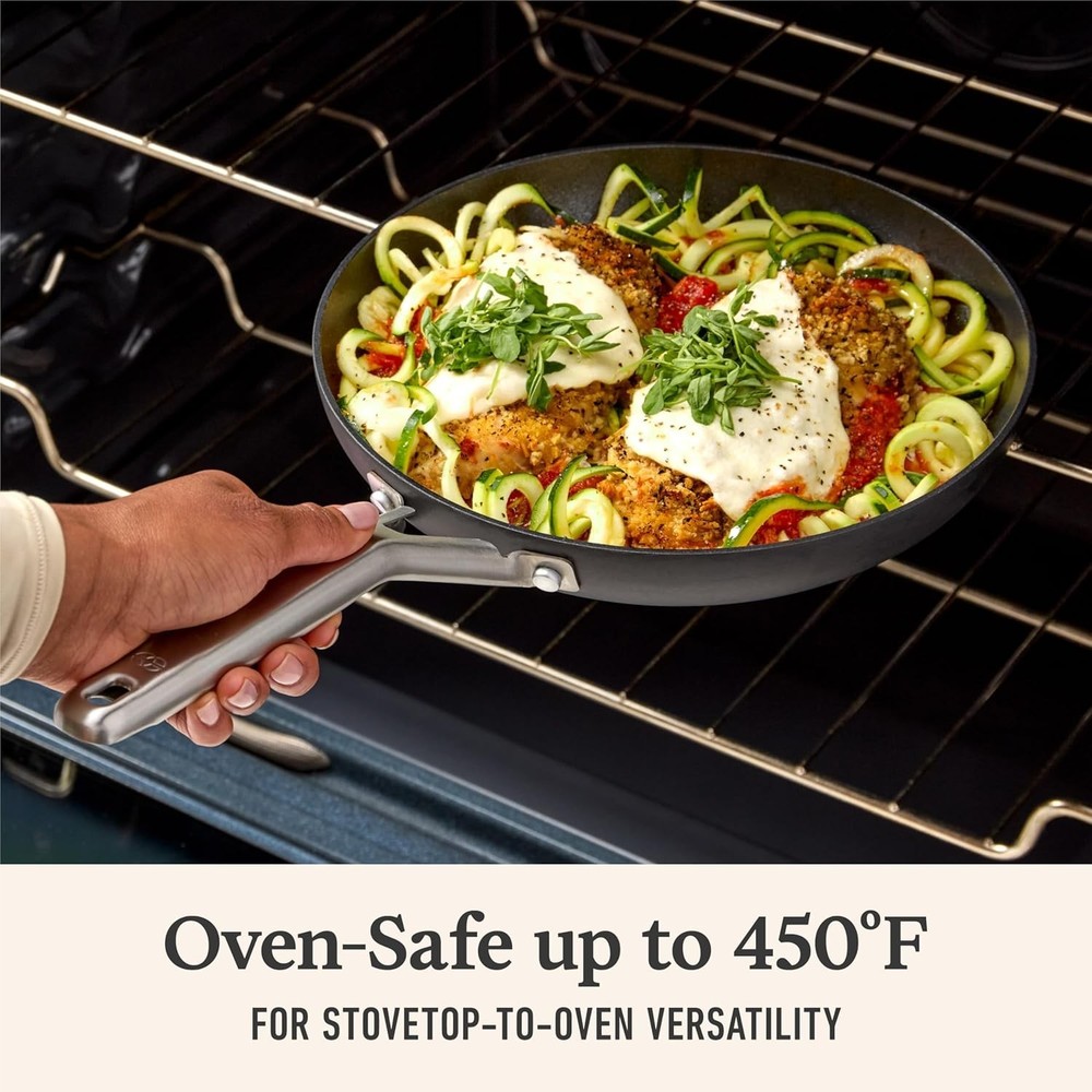 Frying Pan Set Nonstick 8 Inch 10 Inch Hard-Anodized Durable Cookware