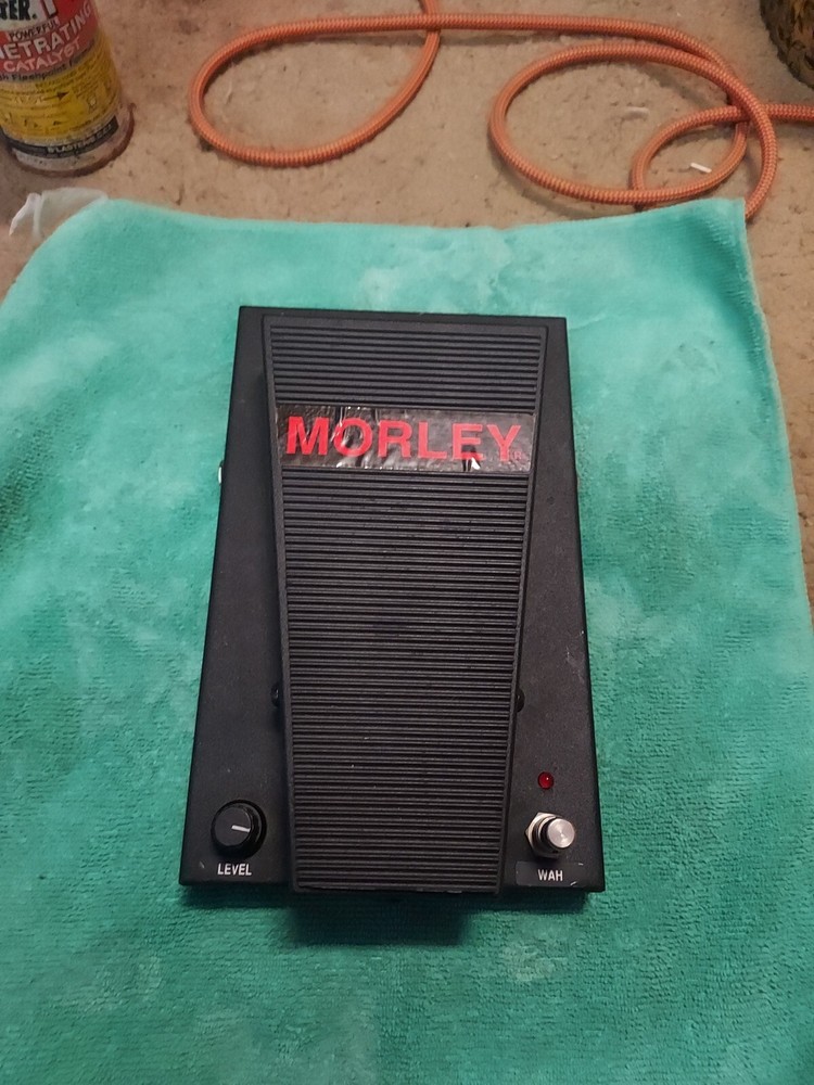 Morley guitar wall and volume pedal.