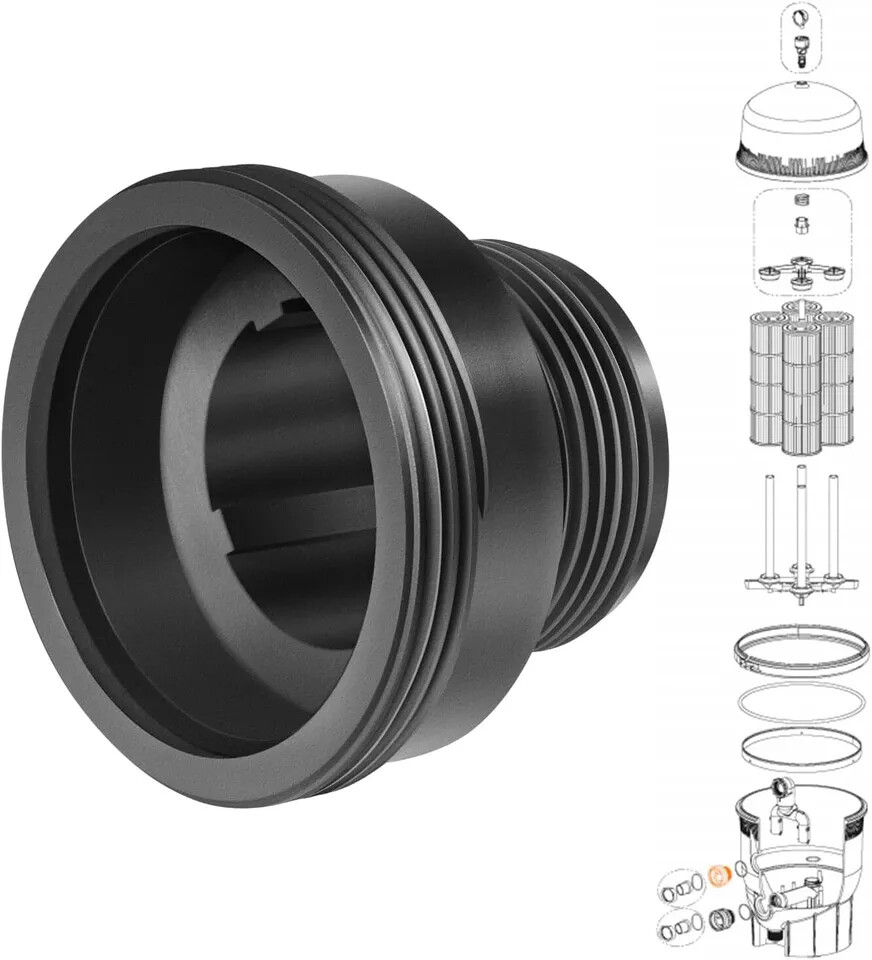194801 Bulkhead Fitting 2" Replacement for Pool & Spa Filter, Clean & Clear Plus