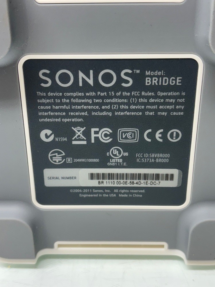 Sonos Connect & Bridge 1st Gen Bundle Kit w/Power Cords