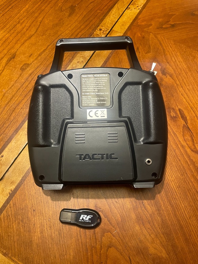 Tactic SLT TTX610 Transmitter for Realflight +Wireless Computer Dongle