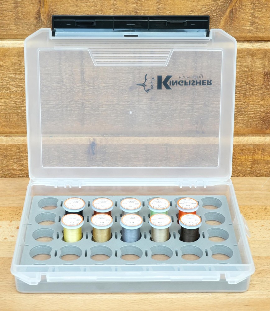 Kingfisher Fly Tying Thread with Assorted Fly Tying Thread