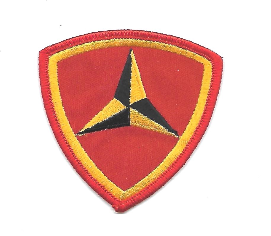 USMC  MARINE CORPS 3RD MARINE DIVISION EMBROIDERED  PATCH
