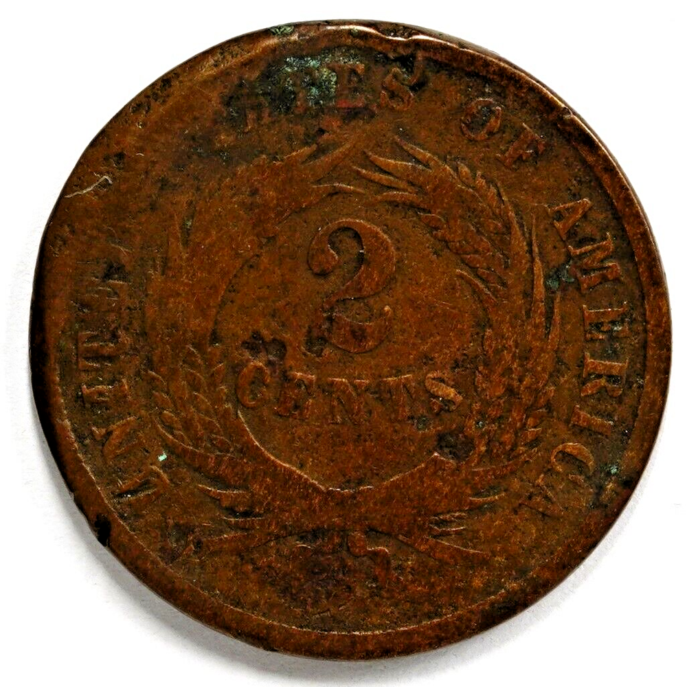 1864 2 Cent Piece