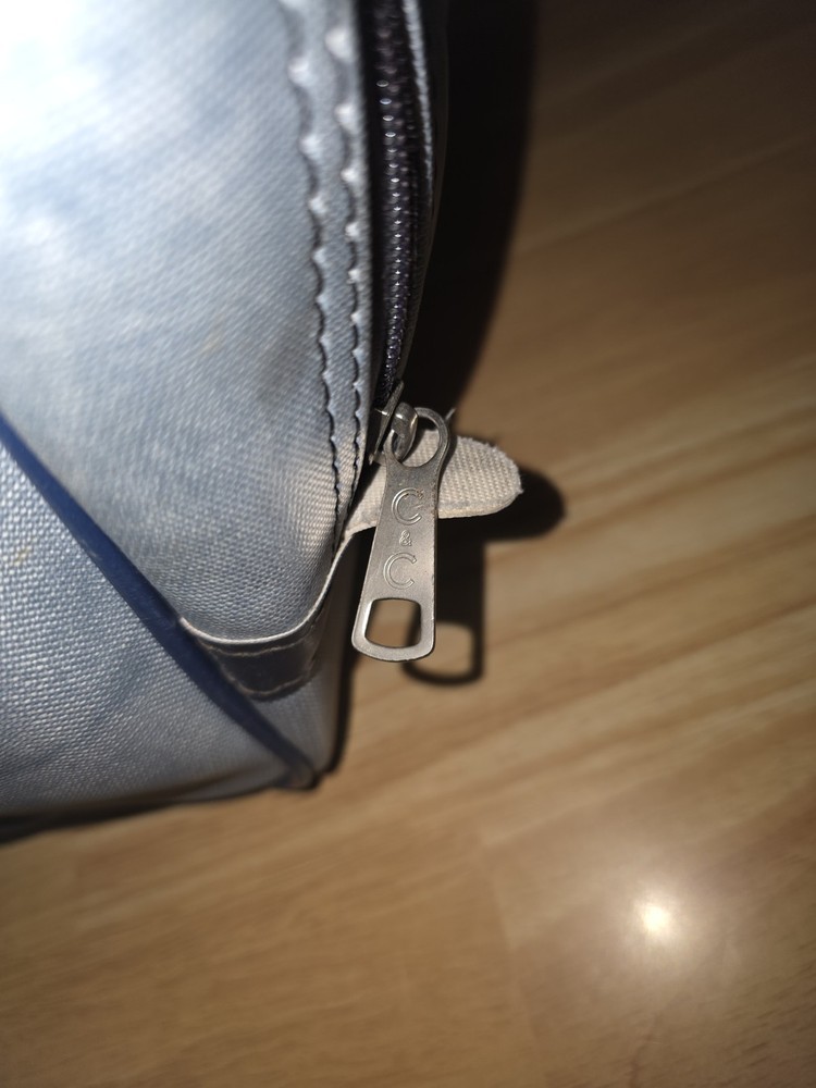 Vintage C&C Blue Bowling Bag