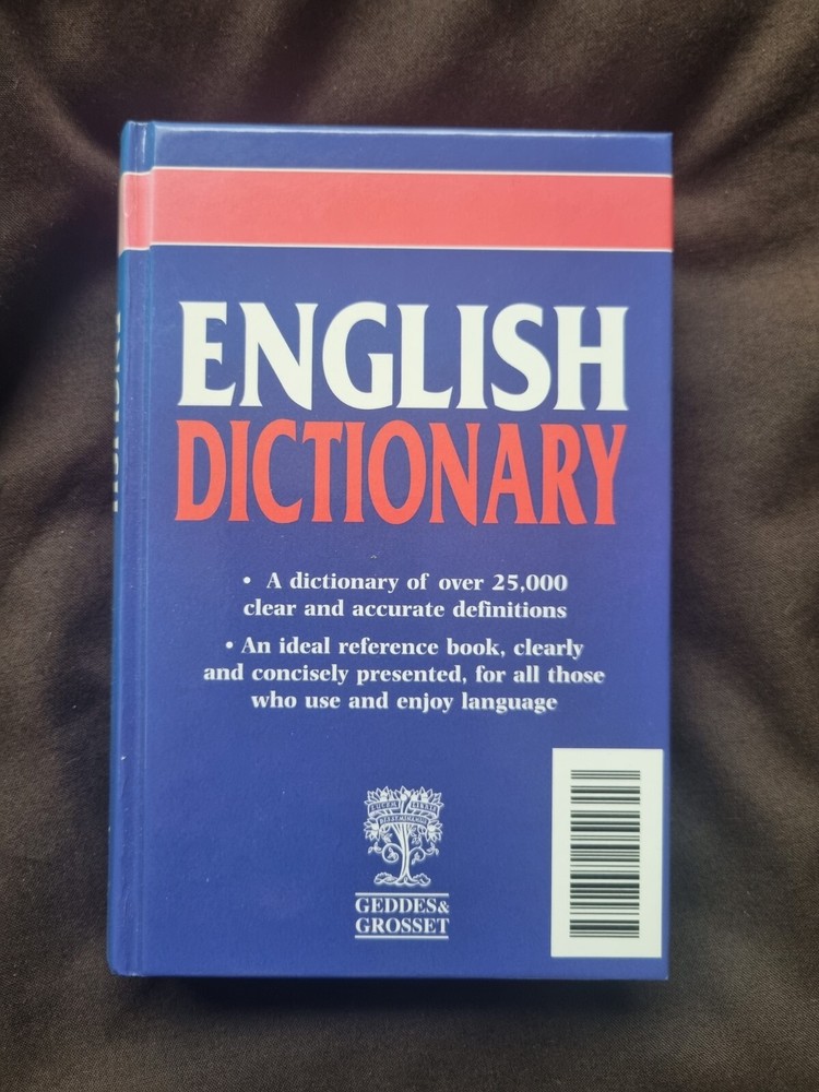 English Dictionary Geddes & Grosset Book