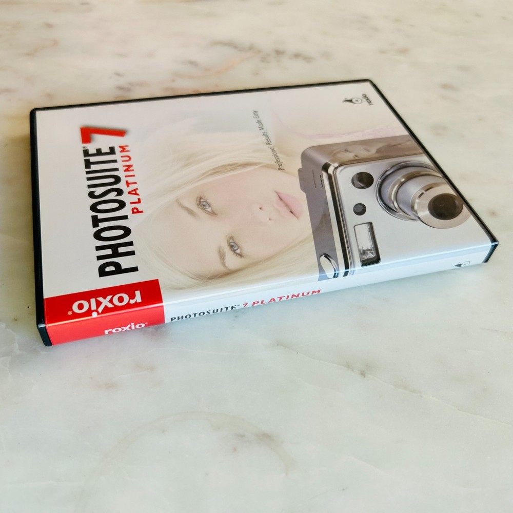 Roxio Photosuite 7 Platinum Software CD PC 1996-2004