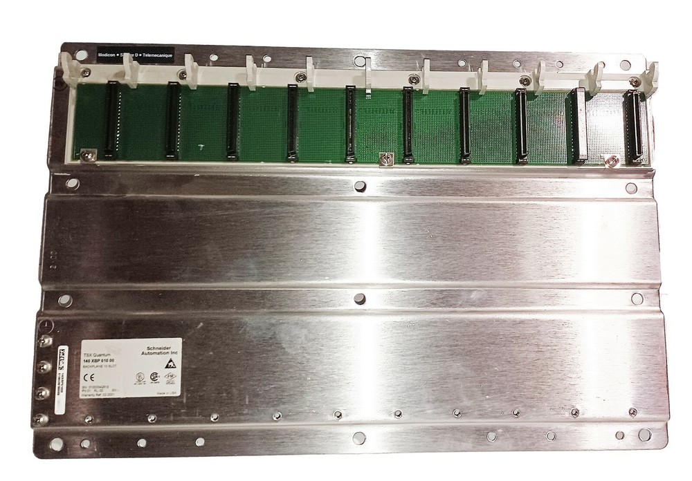 Schneider Modicon TSX Quantum  140XBP01000 Backplane 10 Slot