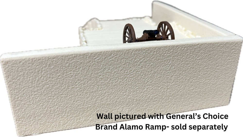 Alamo Outer Compound Wall 1/72 Scale (4pcs) Diorama, Gaming
