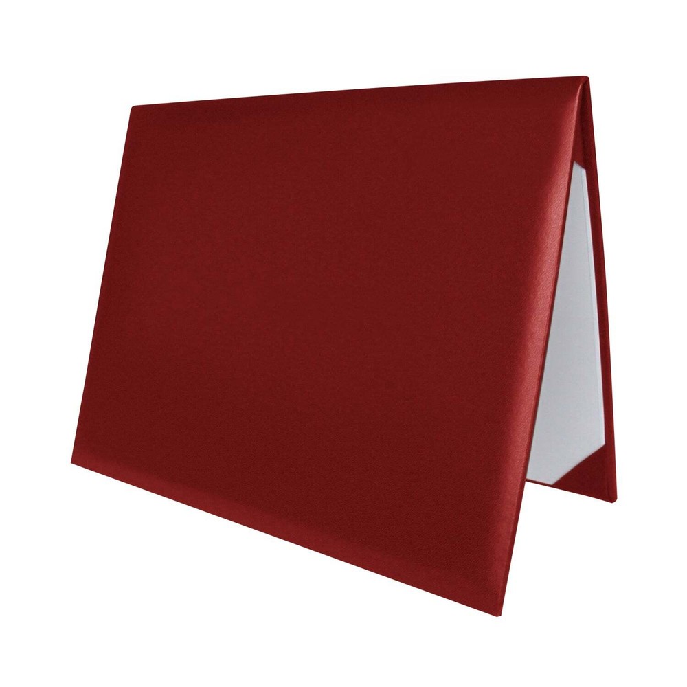 Red Plain Diploma Cover for 8.5" x 11" diploma