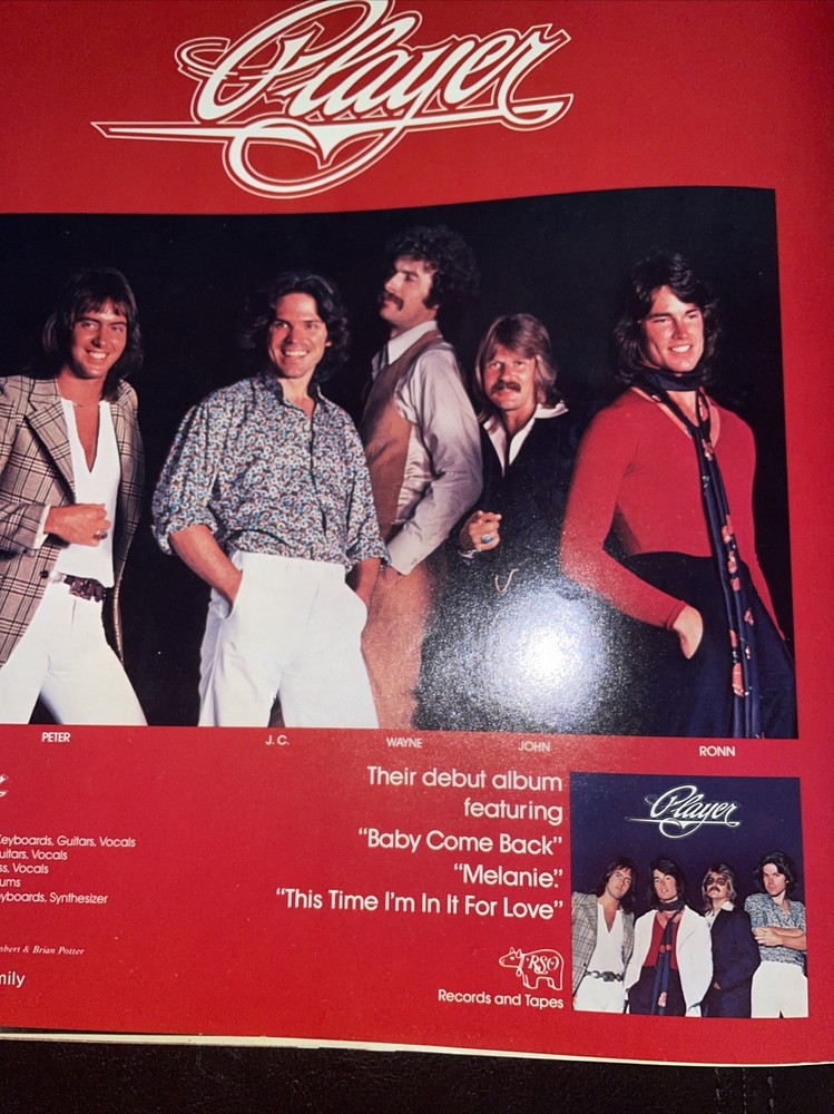 ERIC CLAPTON And His Band World tour 1978 Program