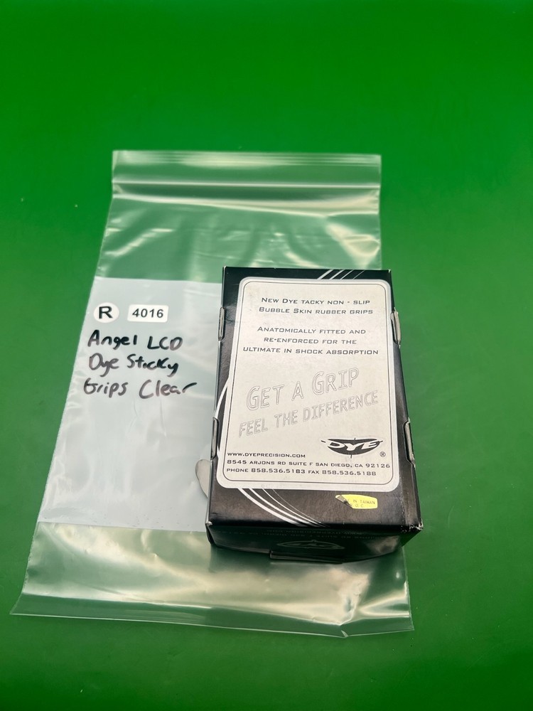 Angel LCD Dye Sticky Grips Clear Black