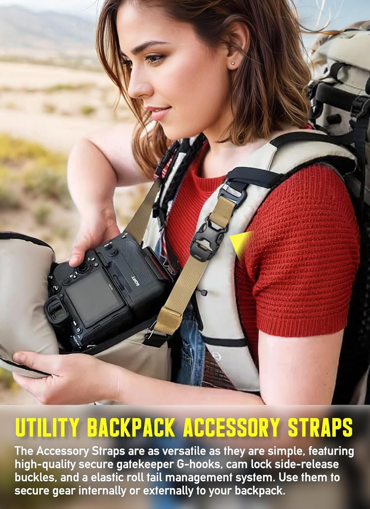 Molle Backpack Straps Tactical Rush Tier System Molle Attachment for Tactical Mi