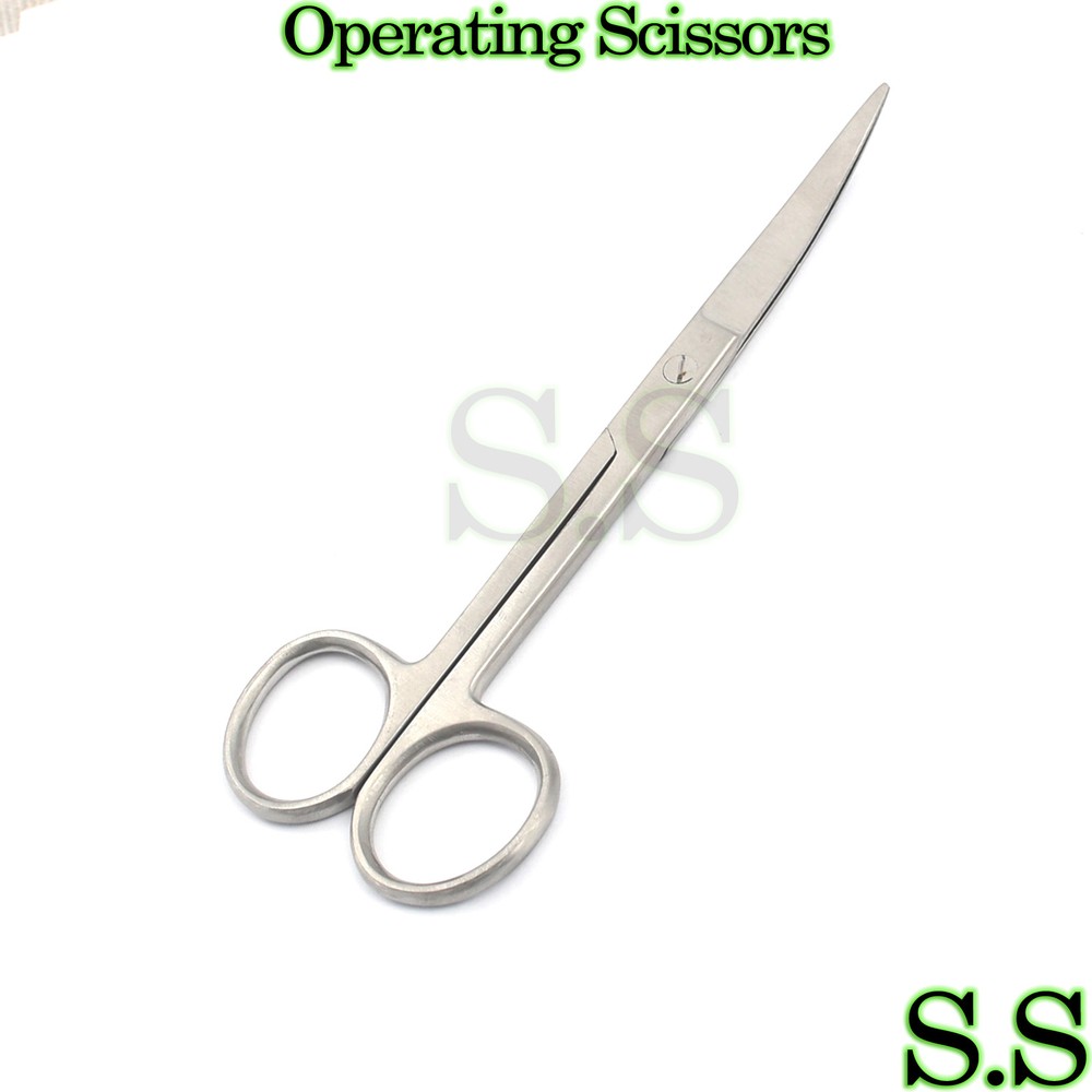 Operating Dissecting Scissors 6" Curved Sharp Sharp