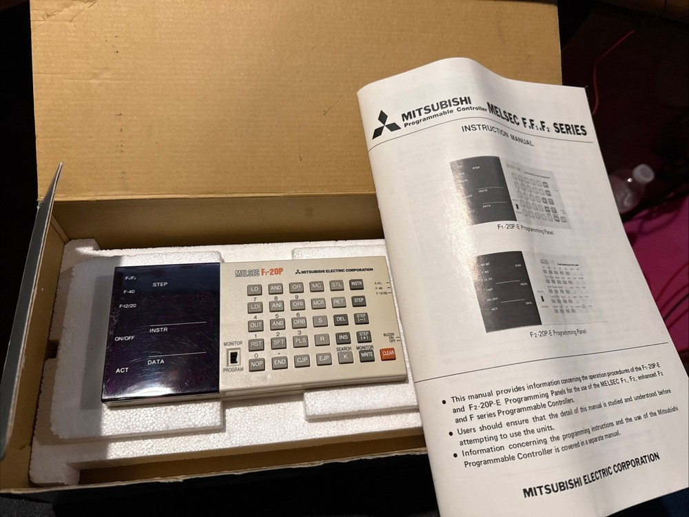 Mitsubishi F1-20P-E Programmable Controller Nice! Made In Japan!