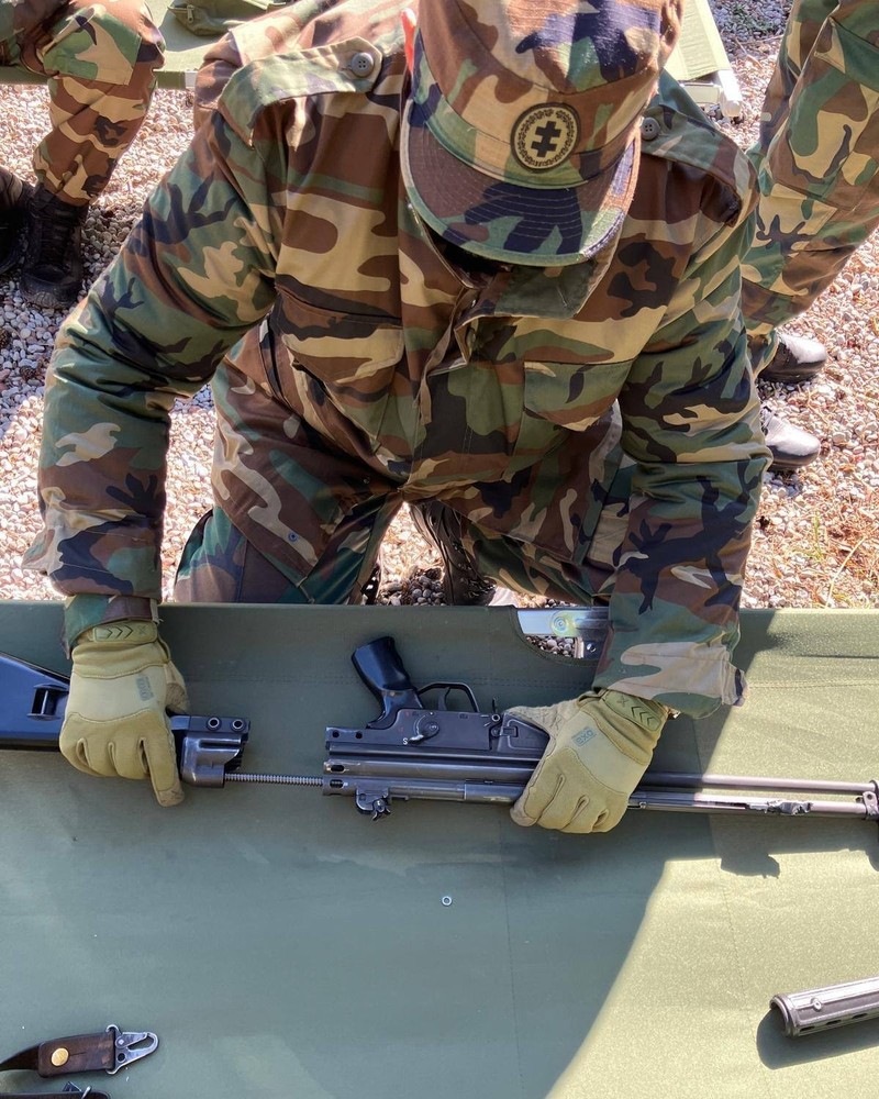 Lithuania Rifleman's union cap camo