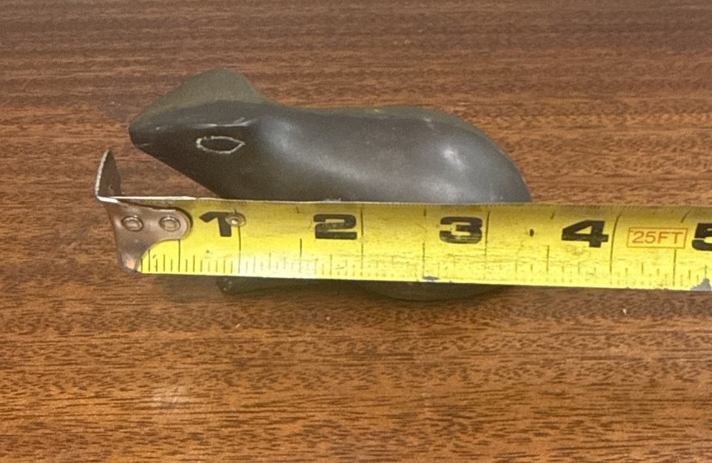 Vintage Brass Casting 2 Tone Iron Frog 4"