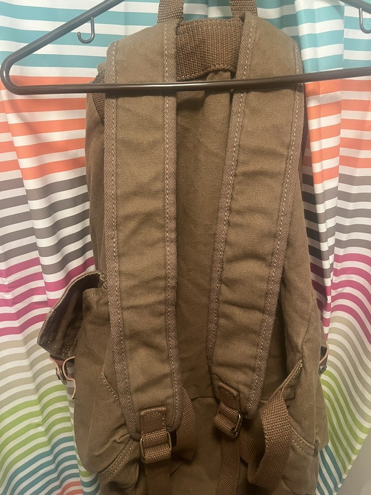 Gootium Thick Canvas Cinch Rucksack Backpack