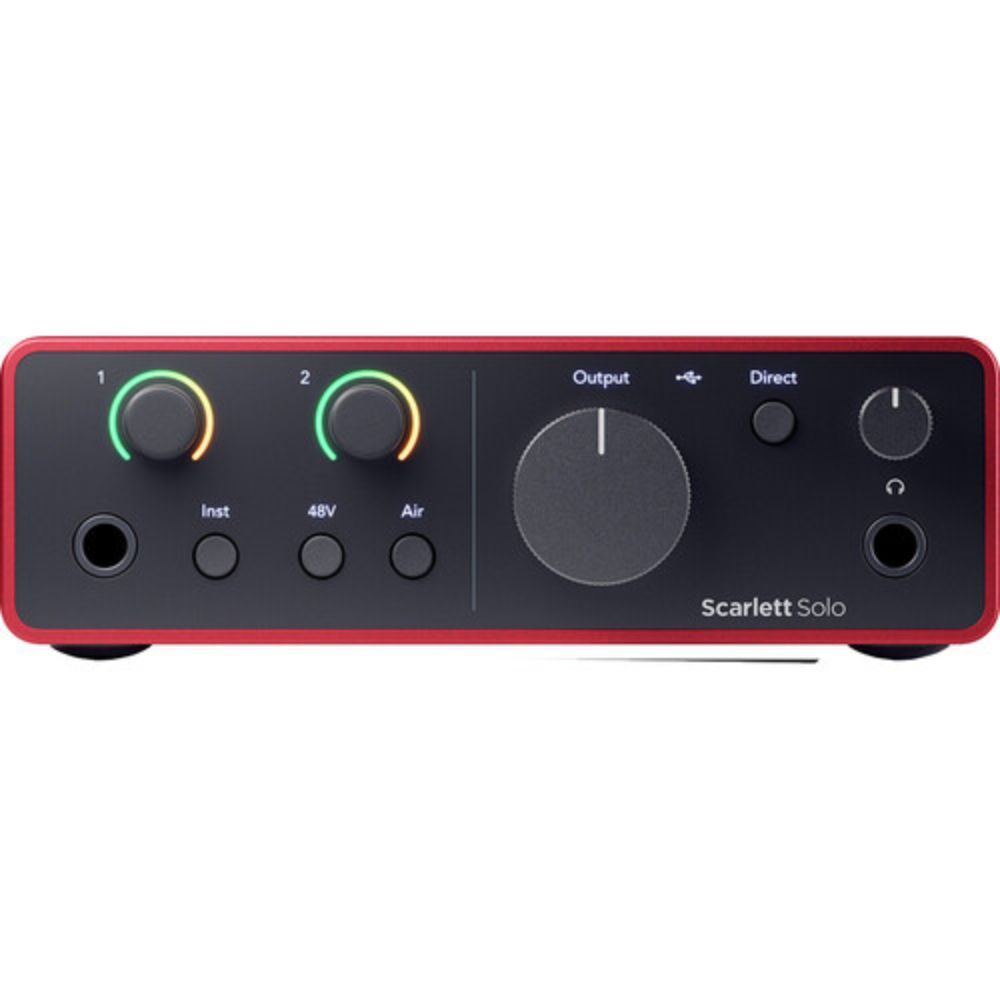 Focusrite Scarlett Solo Studio USB-C Audio Interface with Micro and Headphone
