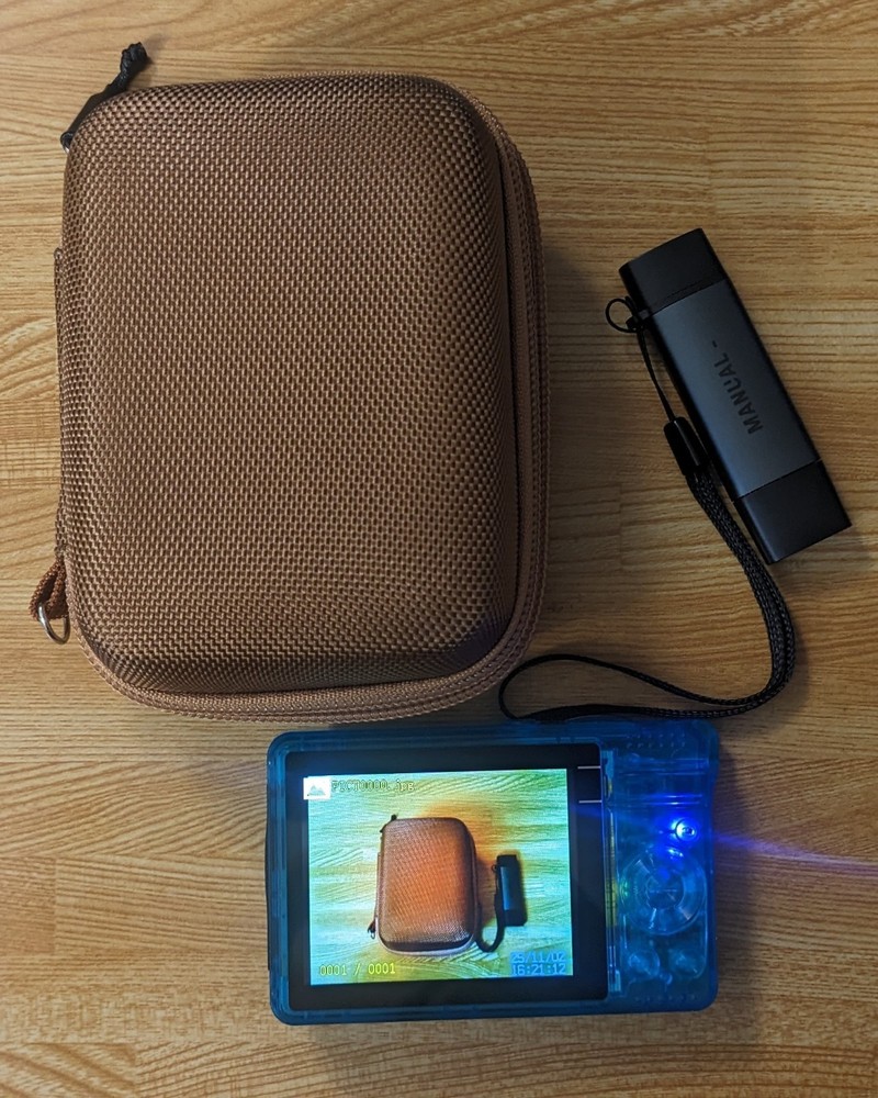 Manual Holo Digital Camera Blue