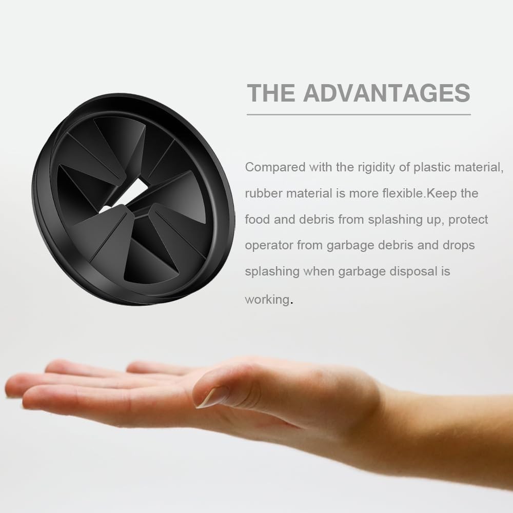 High-Quality Rubber Sink Baffle, Fits Standard Garbage Disposals, Easy Install
